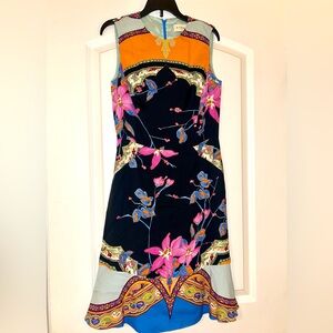 Etro Multicolor Floral Mini Dress
